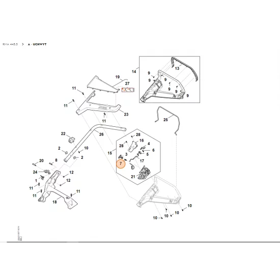 STIHL sprężyna 6338 435 8705